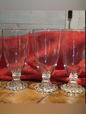 Anchor Hocking Berwick Boopie Clear Decorative Glasses Set of 3